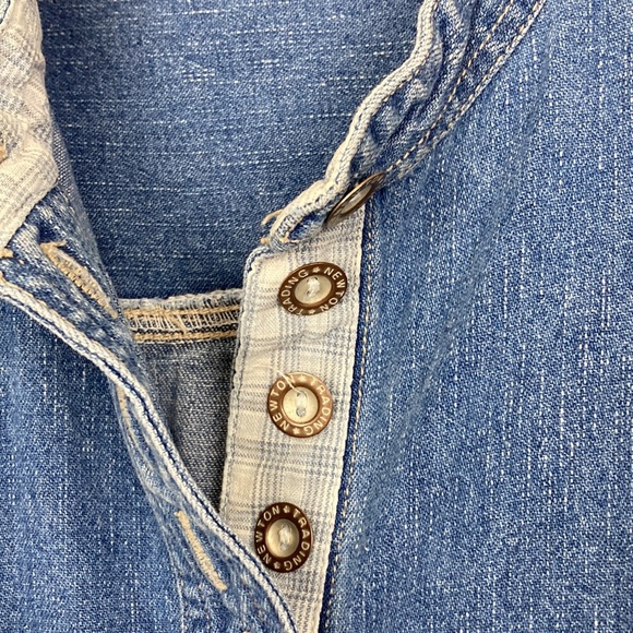 Newton Trading Co. Authentic Casual Wear Denim Tunic sz Large - Picture 8 of 11